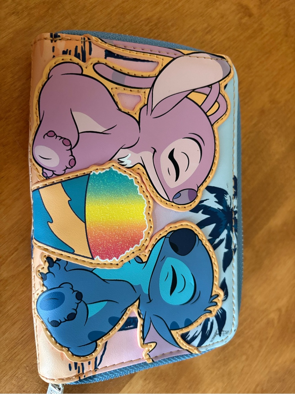 Loungefly stitch and angel wallet